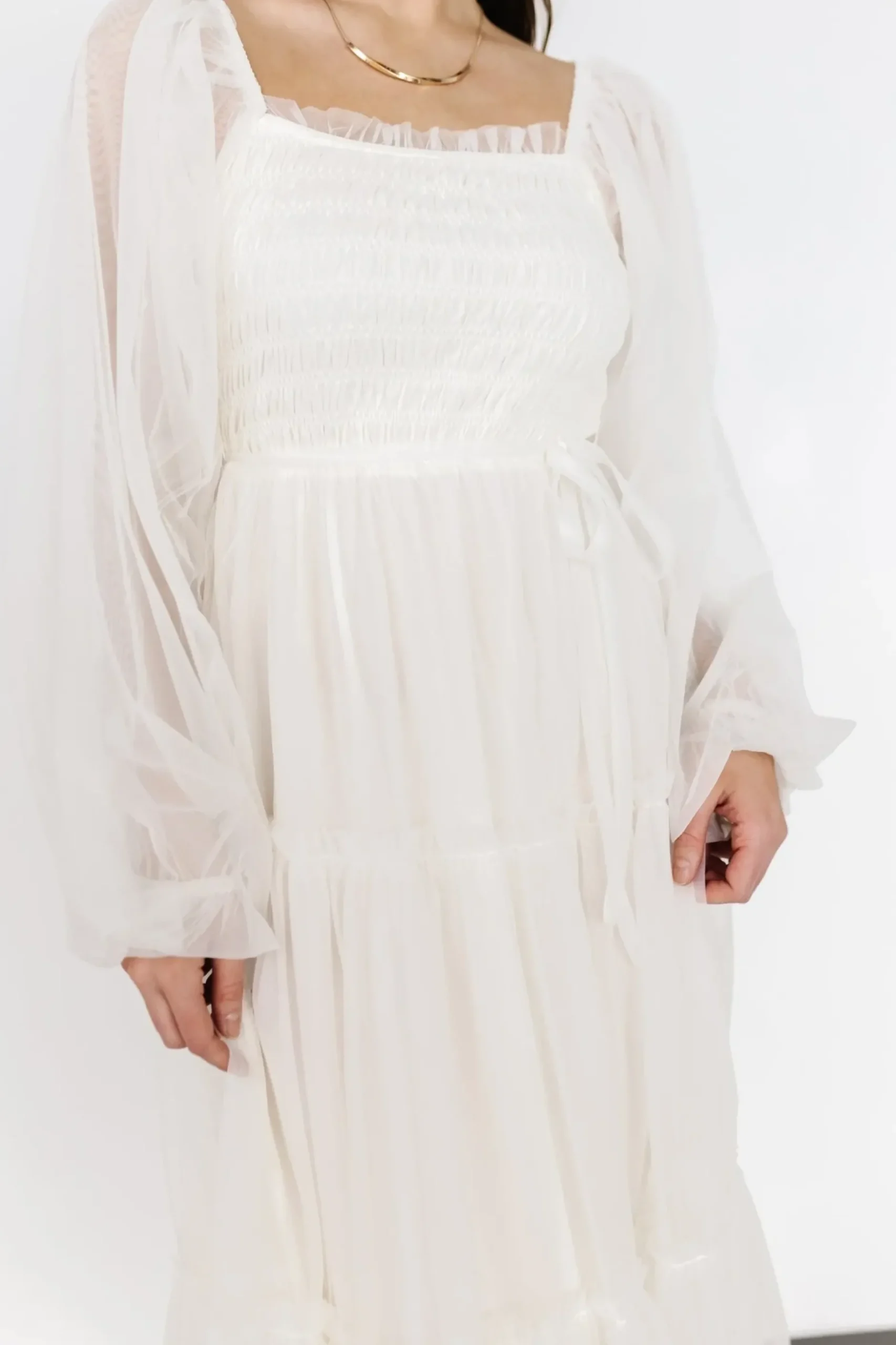 Baltic Born maxi dresses|WEDDING SUITE|Katrina Tulle Maxi Dress | Cream