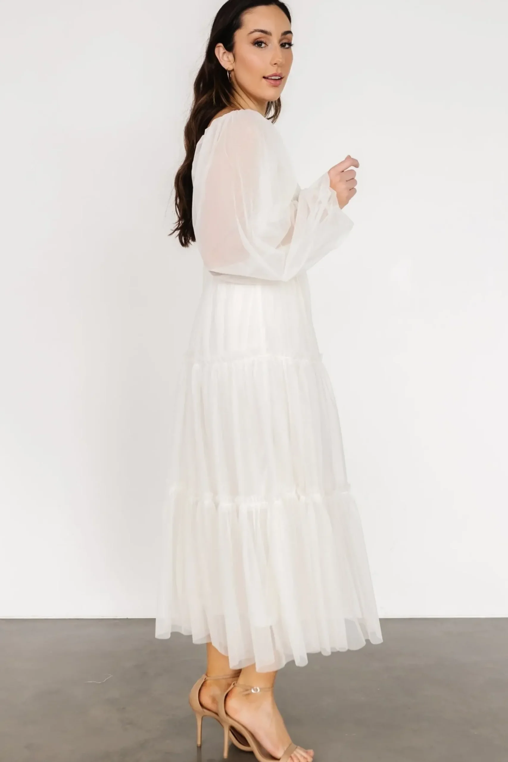Baltic Born maxi dresses|WEDDING SUITE|Katrina Tulle Maxi Dress | Cream