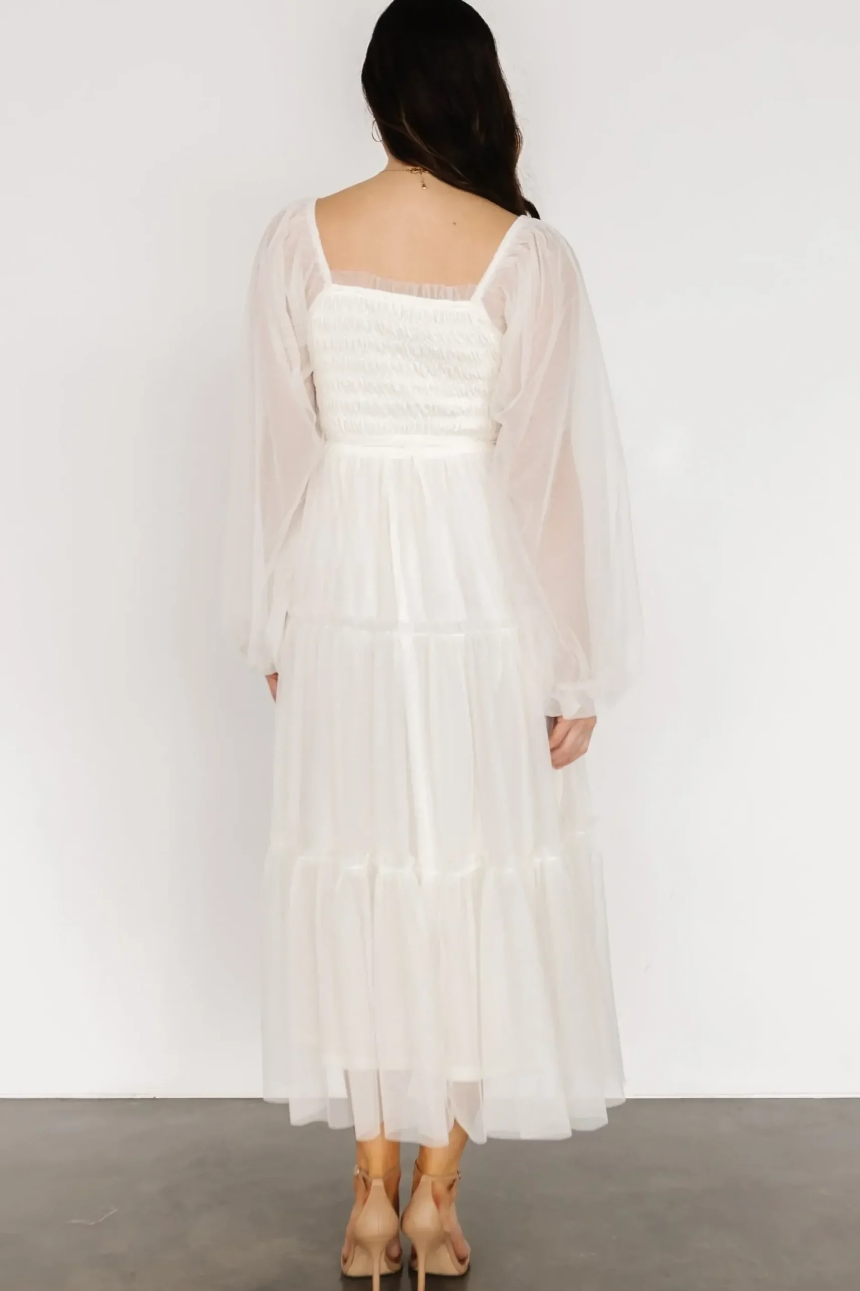 Baltic Born maxi dresses|WEDDING SUITE|Katrina Tulle Maxi Dress | Cream