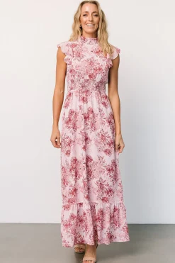 Baltic Born maxi dresses|WEDDING SUITE|Kearny Ruffle Maxi Dress | Pink Floral