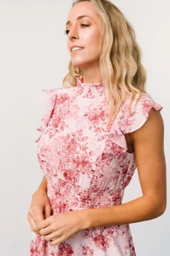 Baltic Born maxi dresses|WEDDING SUITE|Kearny Ruffle Maxi Dress | Pink Floral