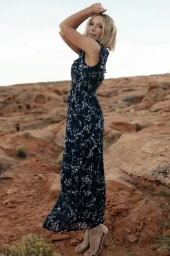 Baltic Born maxi dresses|WEDDING SUITE|Kearny Ruffle Maxi Dress | Blue Floral