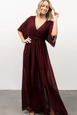 Baltic Born WEDDING SUITE|wedding guest|Kia Kimono Maxi Dress | Mulberry