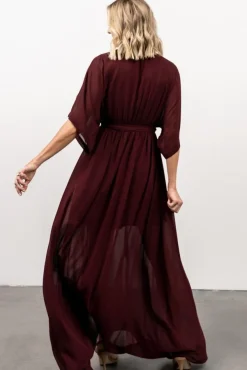 Baltic Born WEDDING SUITE|wedding guest|Kia Kimono Maxi Dress | Mulberry