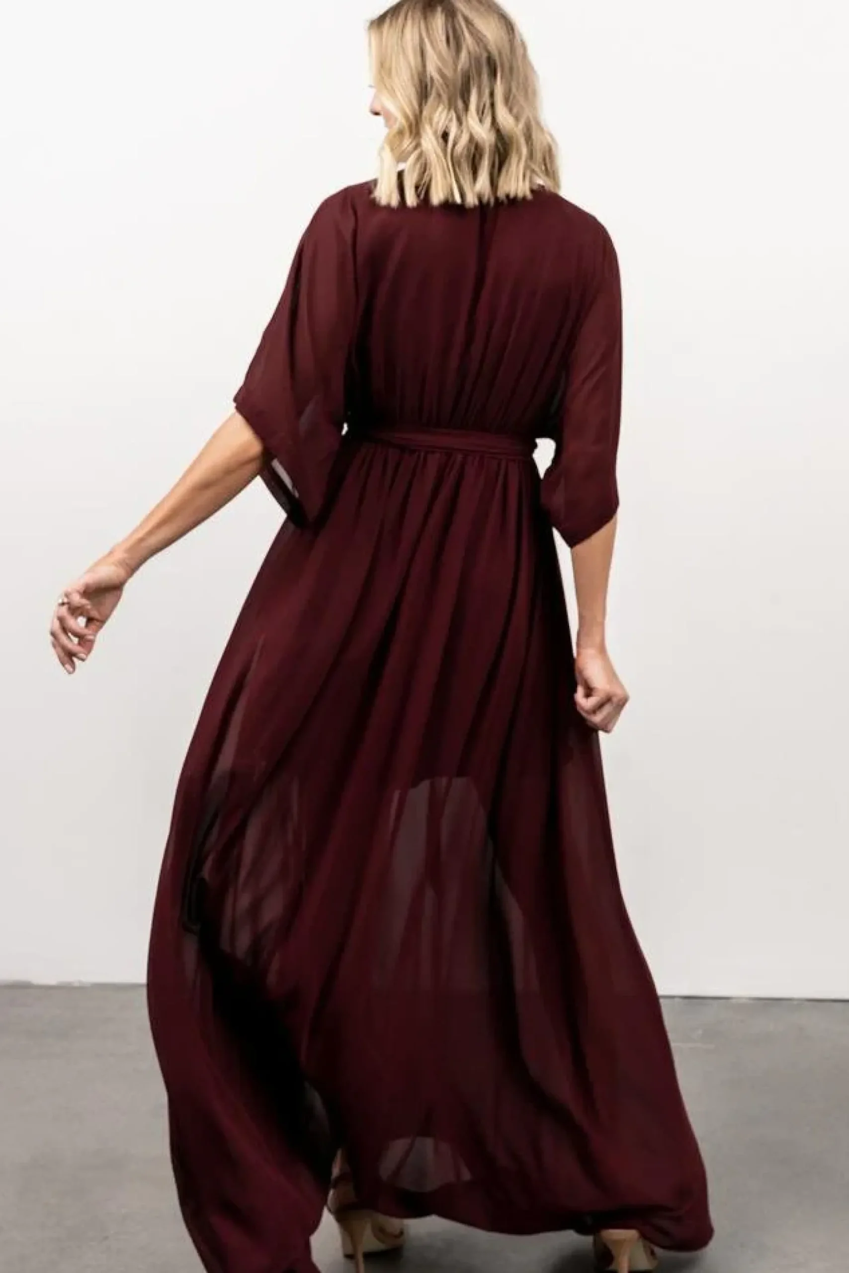 Baltic Born WEDDING SUITE|wedding guest|Kia Kimono Maxi Dress | Mulberry