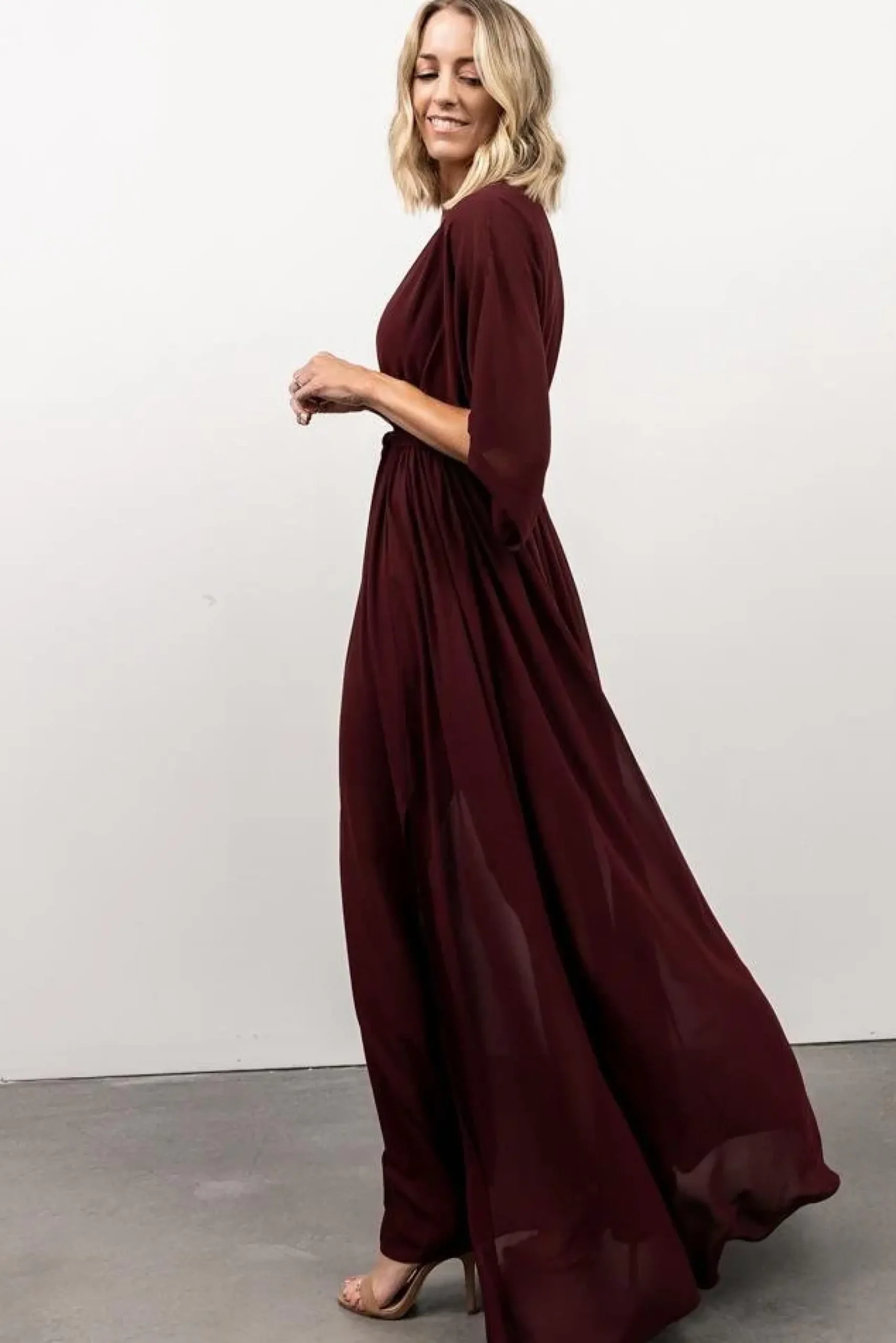 Baltic Born WEDDING SUITE|wedding guest|Kia Kimono Maxi Dress | Mulberry
