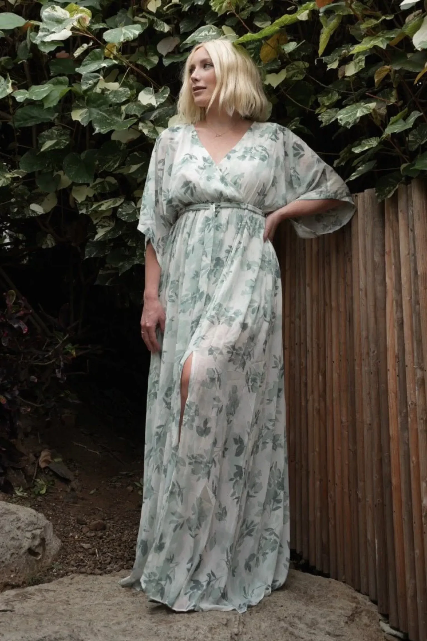 Baltic Born WEDDING SUITE|wedding guest|Kia Kimono Maxi Dress | Sage Floral