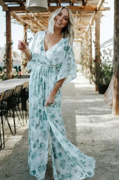 Baltic Born WEDDING SUITE|wedding guest|Kia Kimono Maxi Dress | Sage Floral