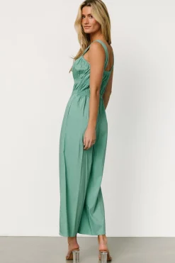 Baltic Born JUMPSUITS + ROMPERS|Kimber Tank Jumpsuit | Dusty Green