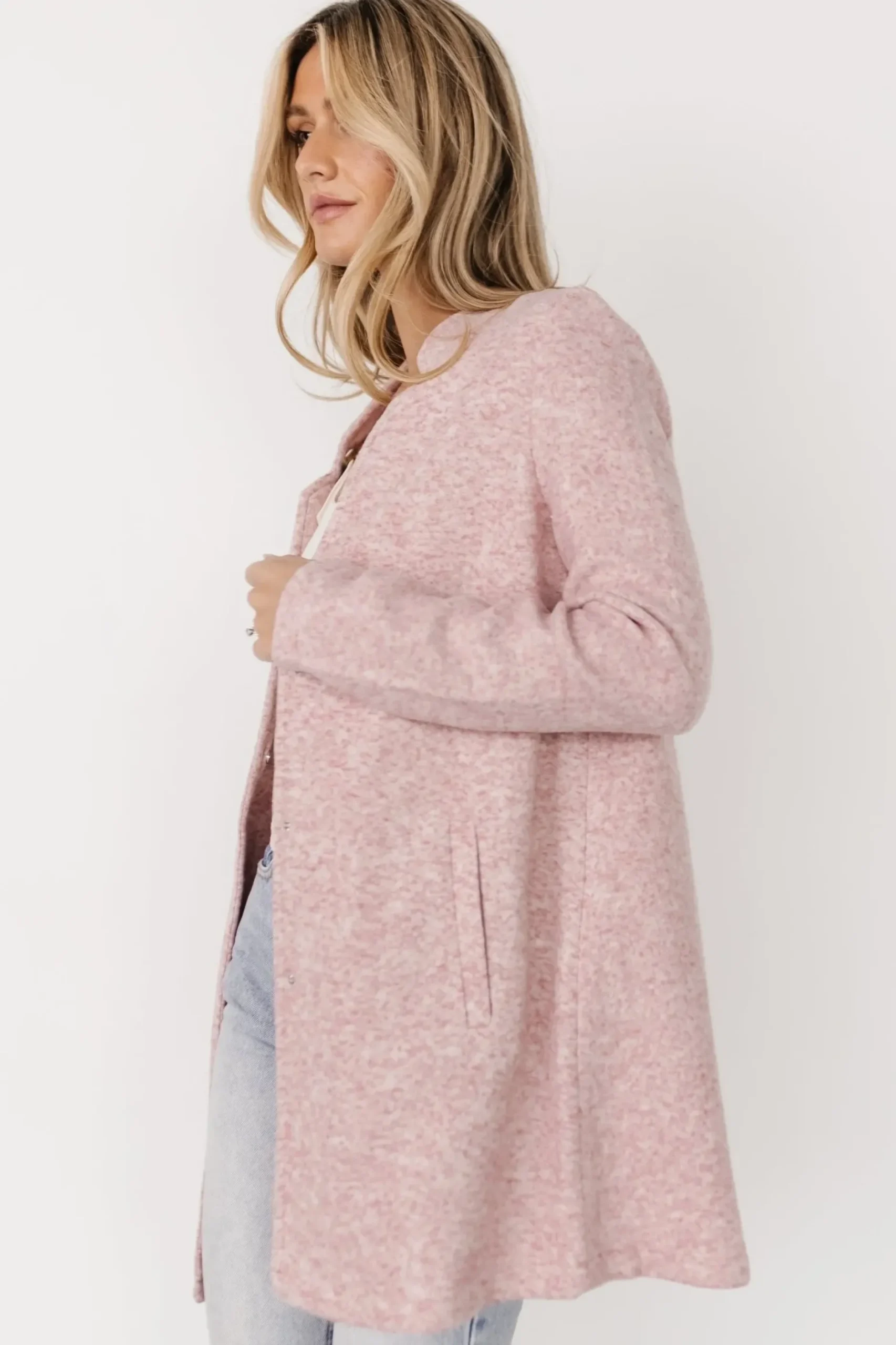 Baltic Born outerwear|Knoll Notch Jacket | Vintage Rose