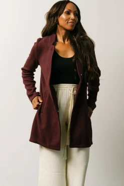 Baltic Born outerwear|Knoll Notch Jacket | Wine