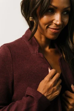 Baltic Born outerwear|Knoll Notch Jacket | Wine