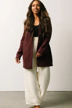 Baltic Born outerwear|Knoll Notch Jacket | Wine