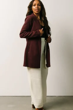 Baltic Born outerwear|Knoll Notch Jacket | Wine