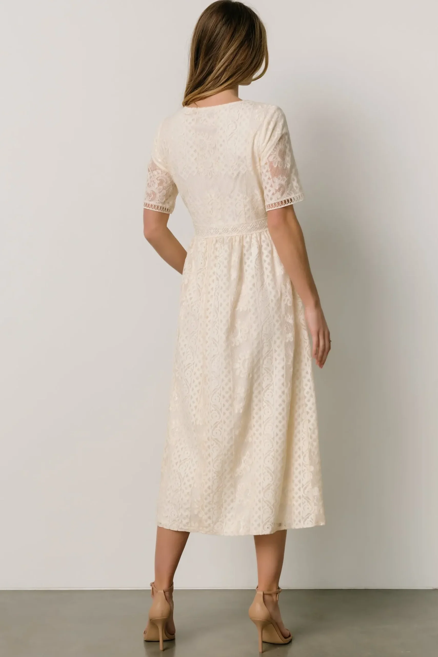 Baltic Born SALE|Kody Lace Dress | Ivory