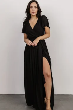 Baltic Born SALE|Kristina Maxi Dress | Black