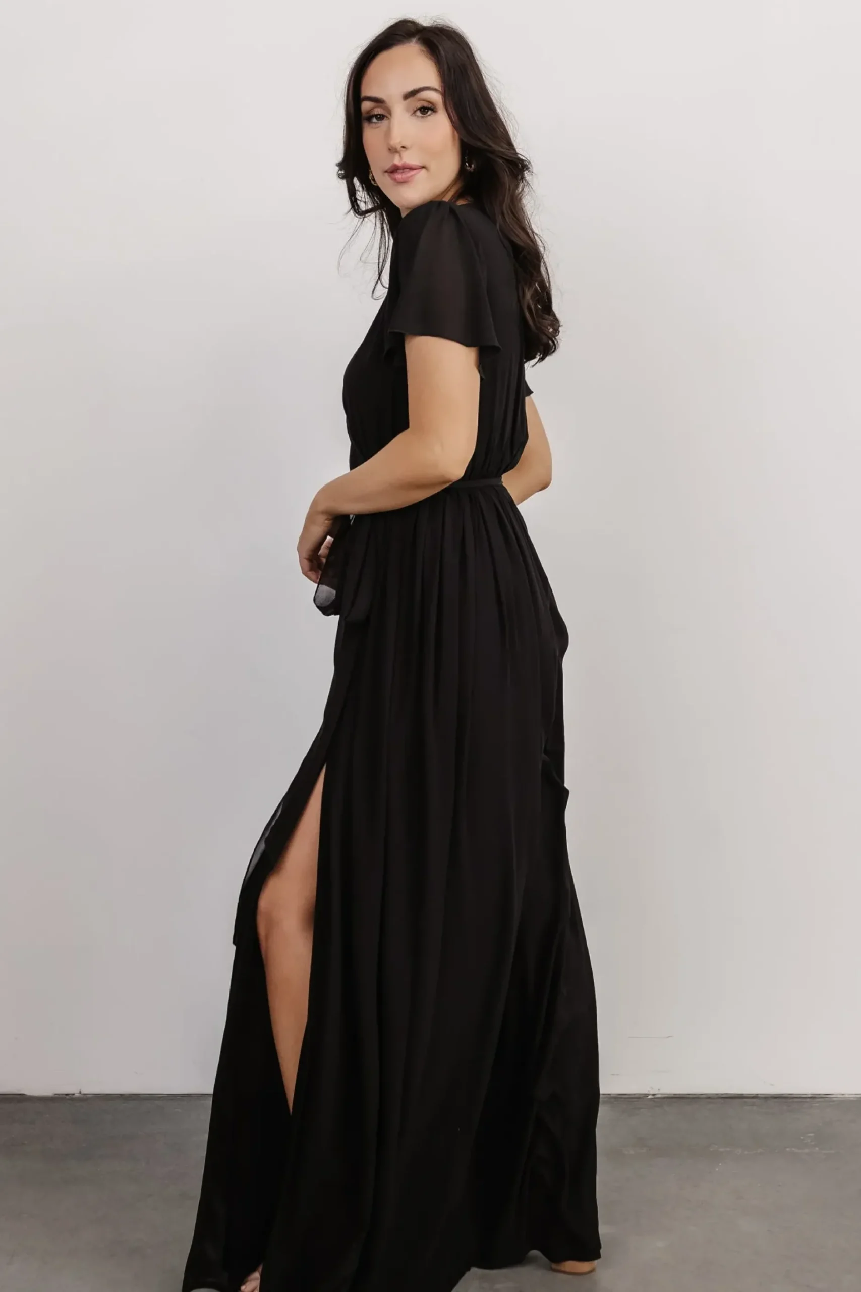 Baltic Born SALE|Kristina Maxi Dress | Black