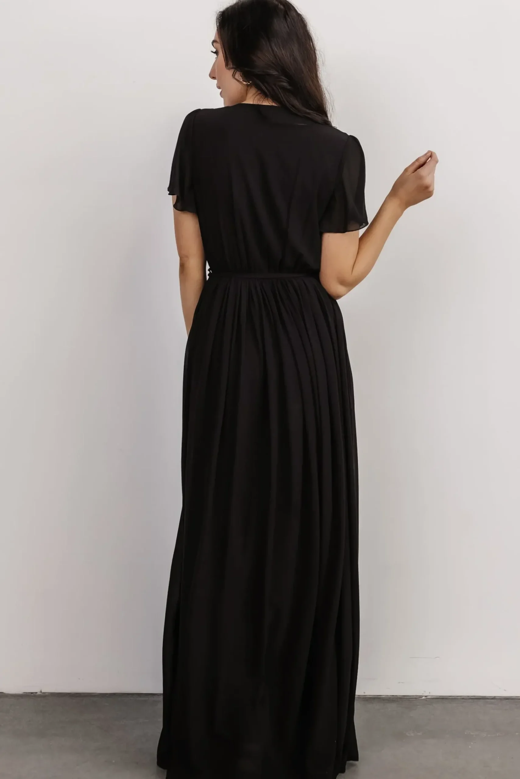 Baltic Born SALE|Kristina Maxi Dress | Black