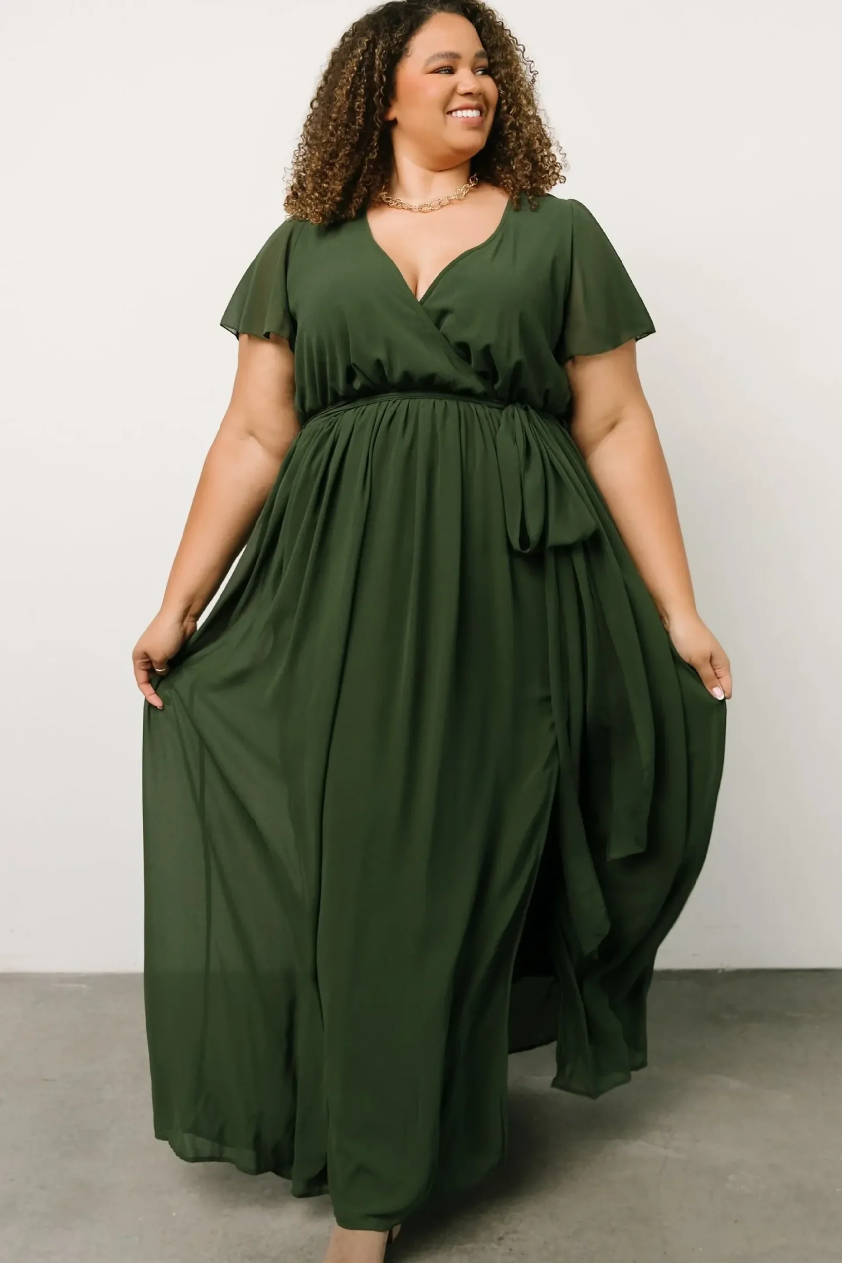 Baltic Born SALE|Kristina Maxi Dress | Green