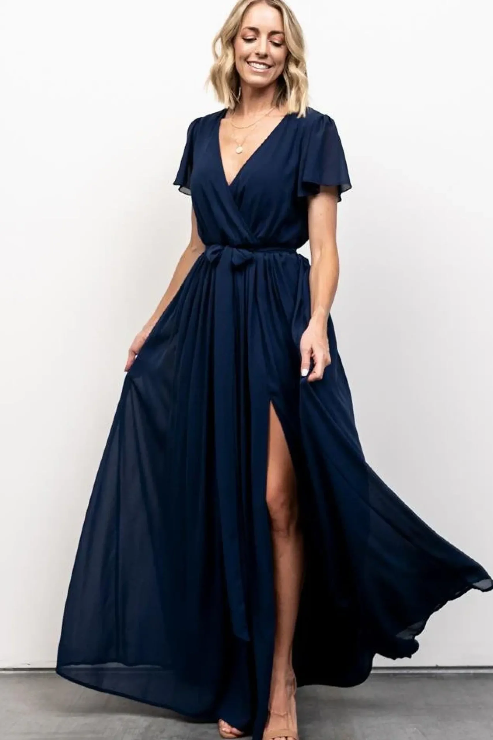 Baltic Born SALE|Kristina Maxi Dress | Navy