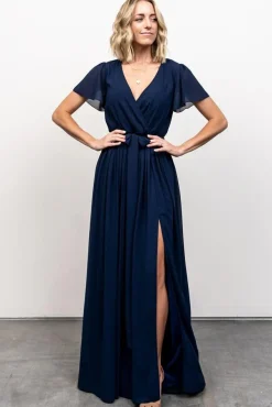 Baltic Born SALE|Kristina Maxi Dress | Navy