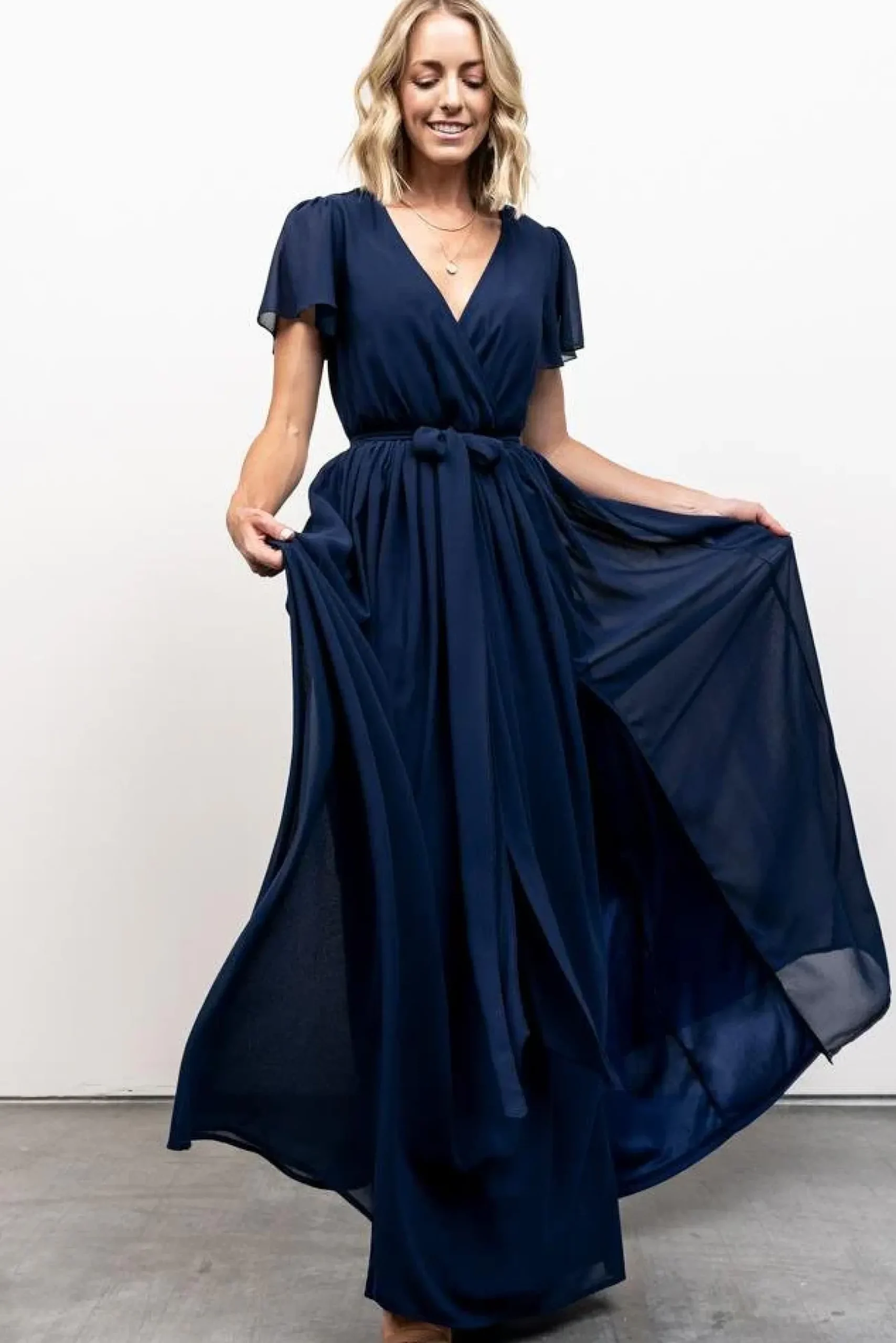 Baltic Born SALE|Kristina Maxi Dress | Navy