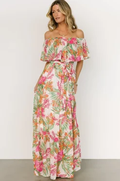 Baltic Born COMING SOON|Lahaina Off Shoulder Maxi Dress | Multi