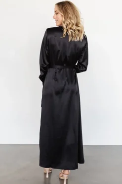 Baltic Born SALE|Lawrence Wrap Maxi Dress | Black