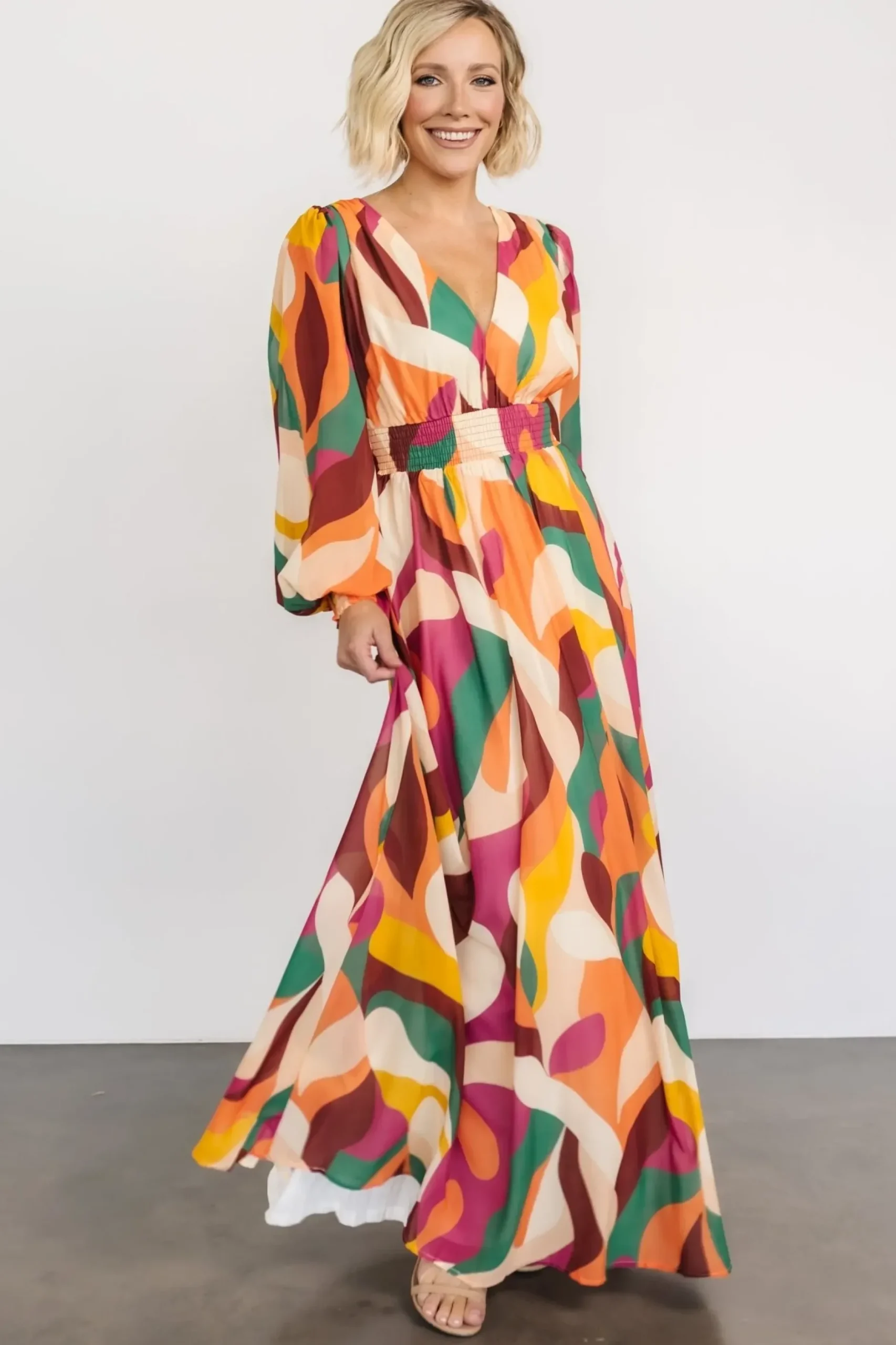 Baltic Born COMING SOON|Lawson Maxi Dress | Green Multi