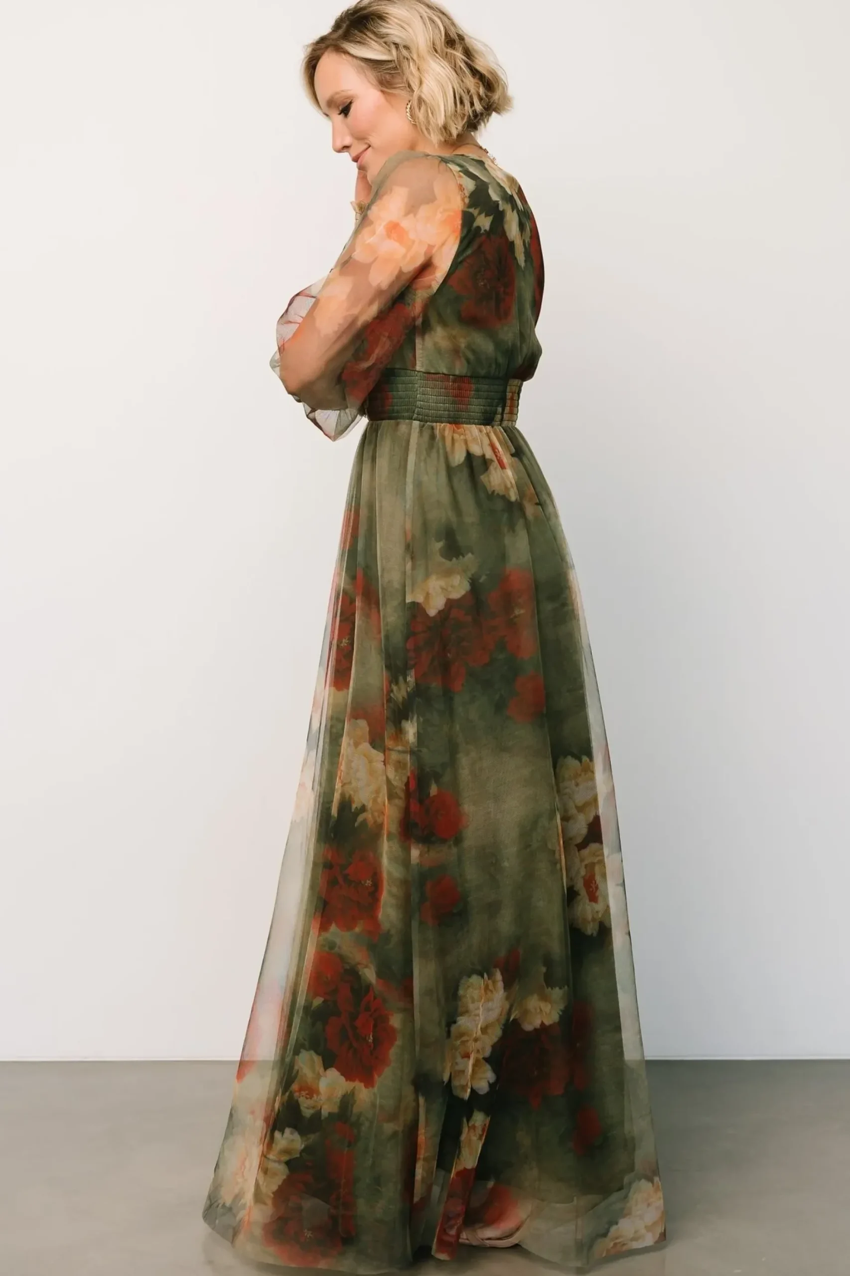 Baltic Born DRESSES|maxi dresses|Layla Tulle Maxi Dress | Olive + Rust