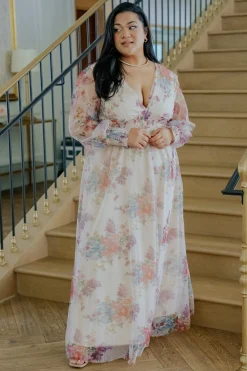 Baltic Born DRESSES|maxi dresses|Layla Tulle Maxi Dress | Romantic Floral