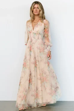 Baltic Born DRESSES|maxi dresses|Layla Tulle Maxi Dress | Romantic Floral
