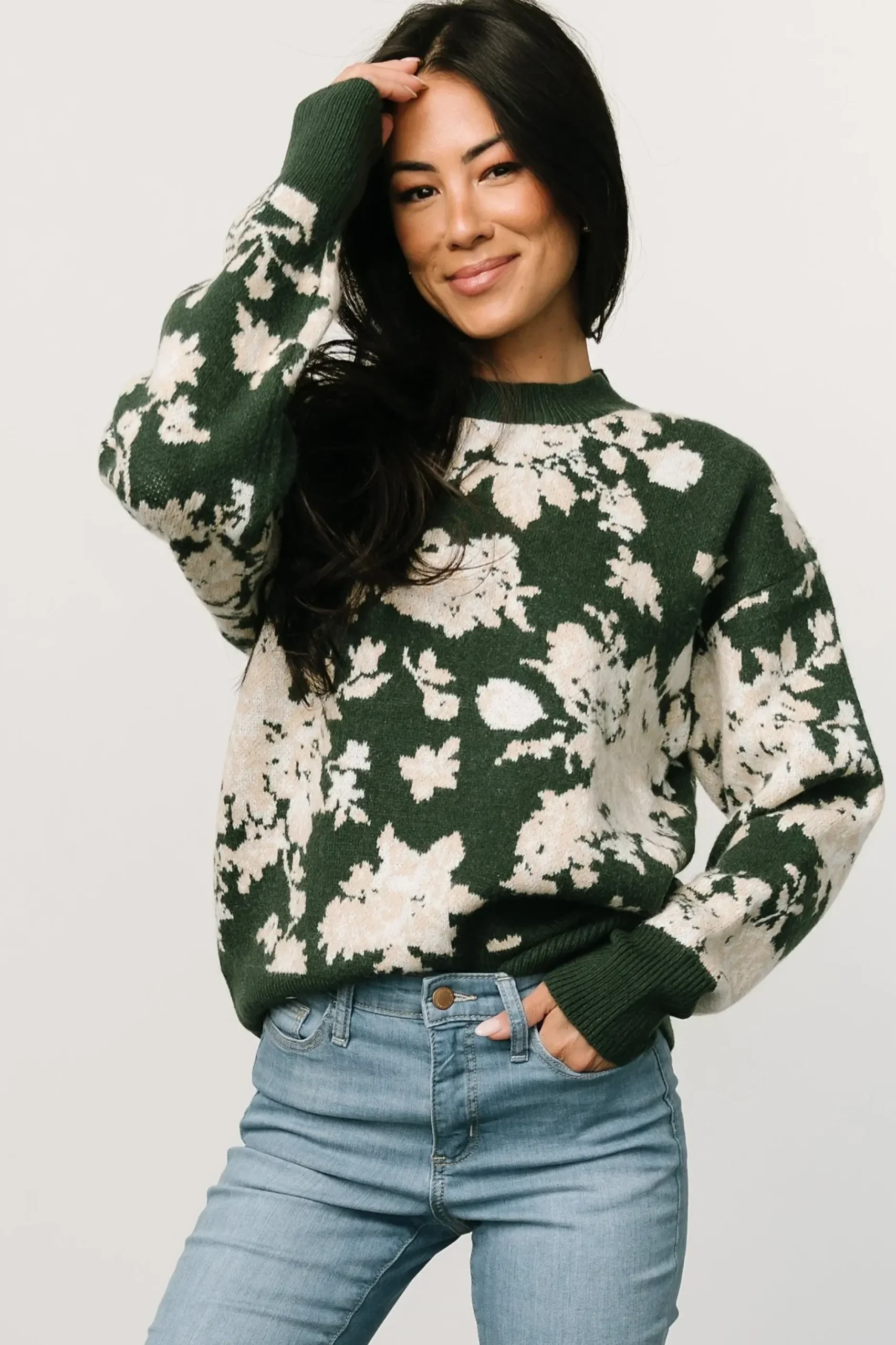 Baltic Born sweaters|Legend Sweater | Hunter Green Multi