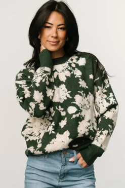 Baltic Born sweaters|Legend Sweater | Hunter Green Multi
