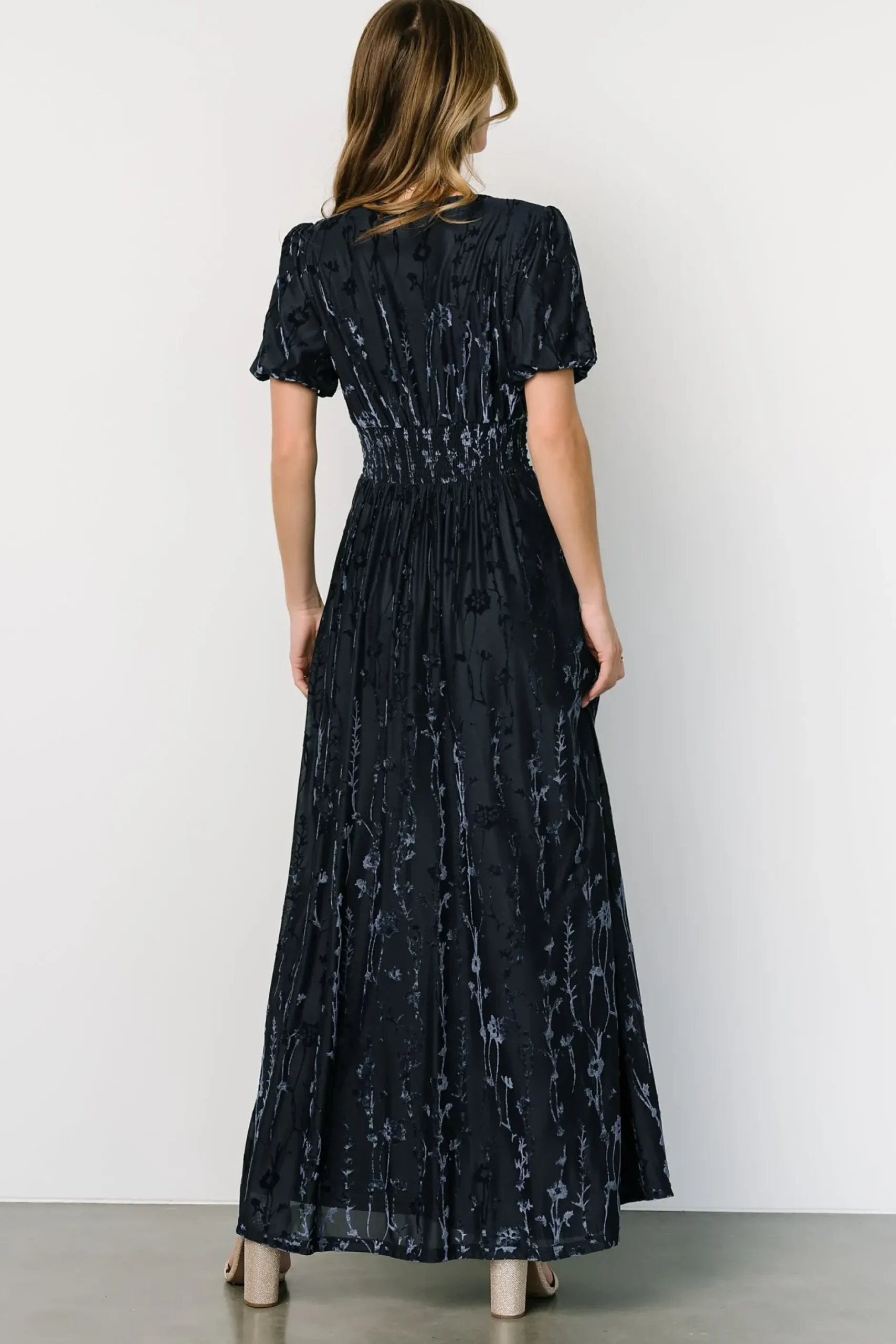Baltic Born maxi dresses|EXTENDED SIZING|Leslie Velvet Maxi Dress | Deep Blue