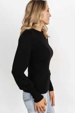 Baltic Born sweaters|Lilou Rib Knit Sweater | Black