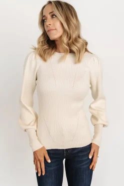 Baltic Born sweaters|Lilou Rib Knit Sweater | Ivory