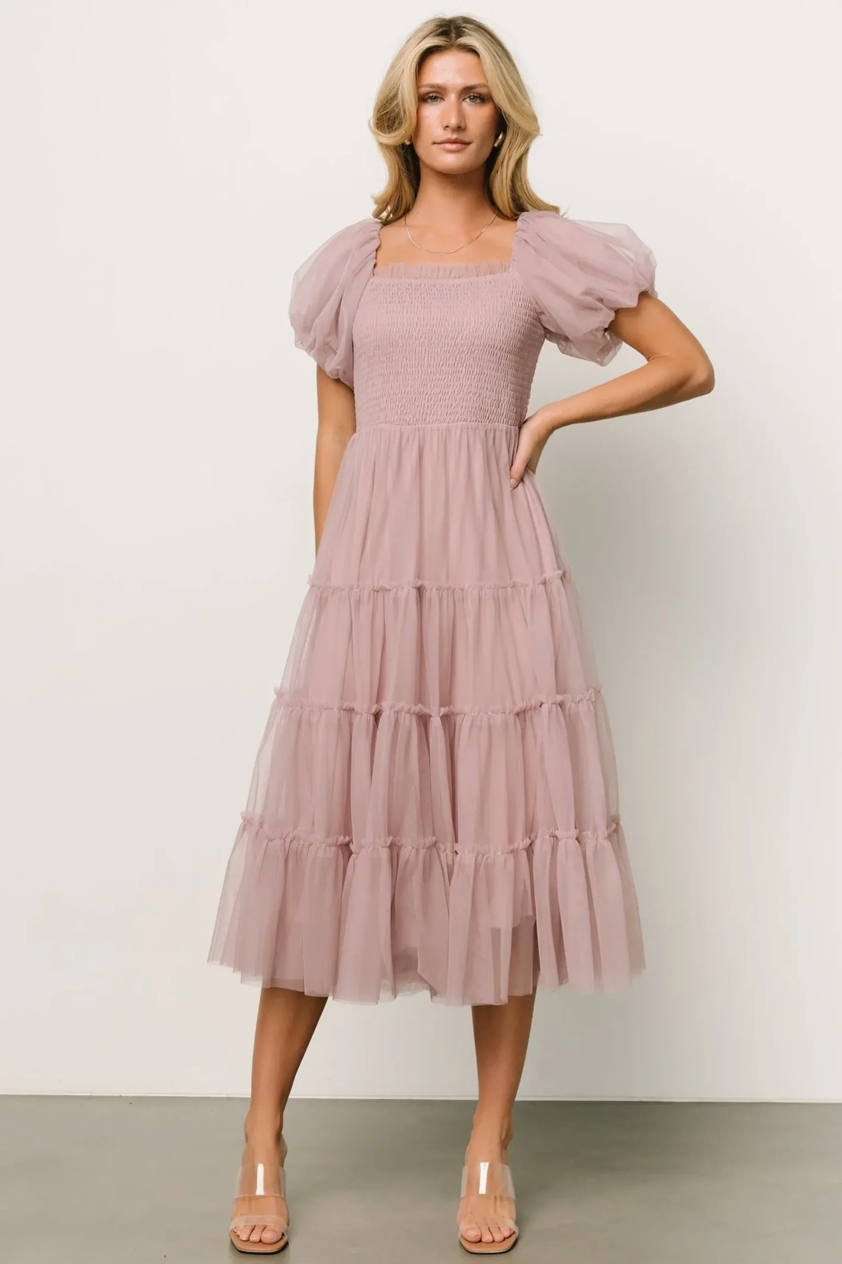 Baltic Born tulle styles|Liv Tulle Midi Dress | Dusty Lilac
