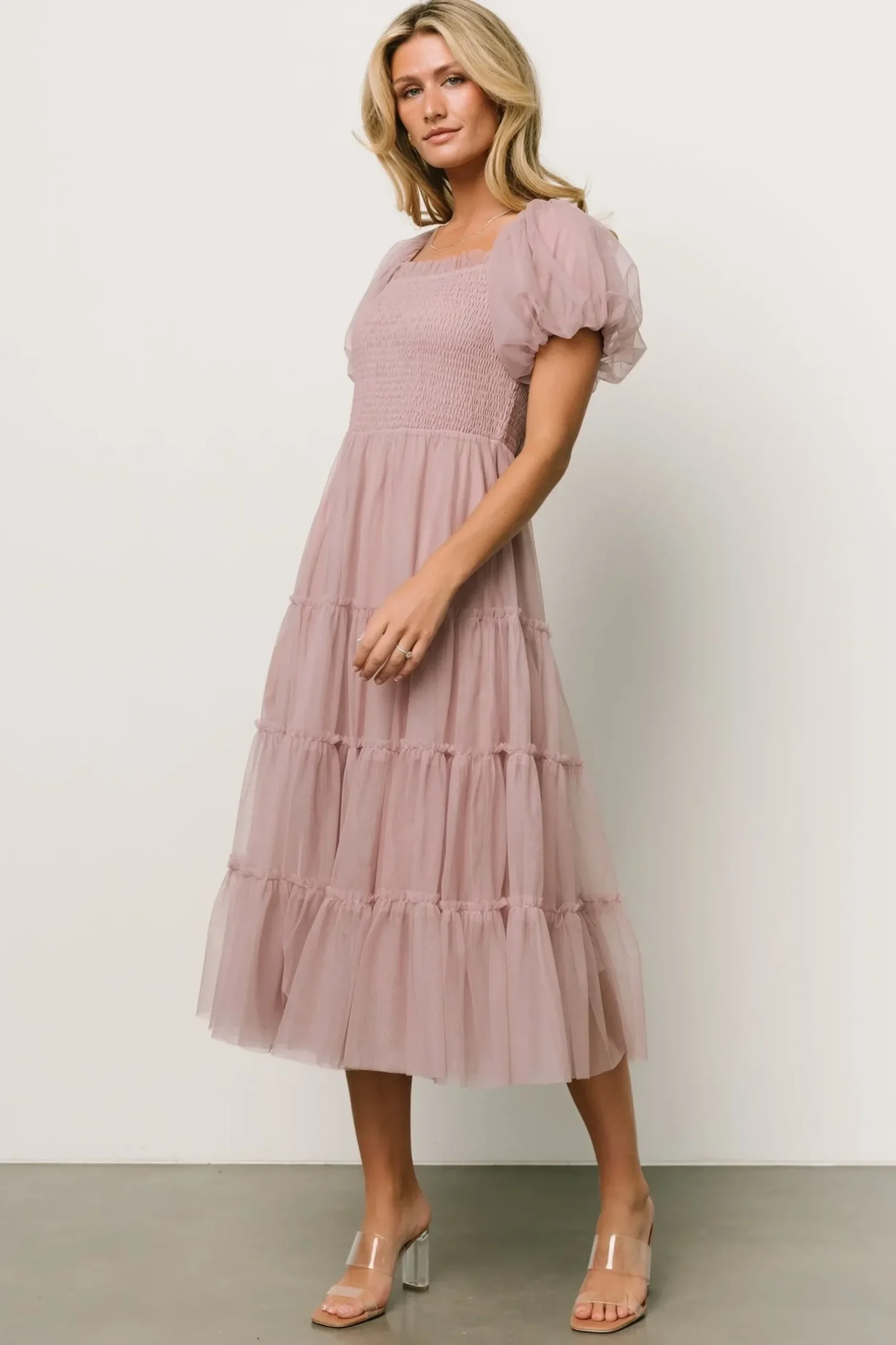 Baltic Born tulle styles|Liv Tulle Midi Dress | Dusty Lilac