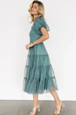 Baltic Born tulle styles|Liv Tulle Midi Dress | Eucalyptus