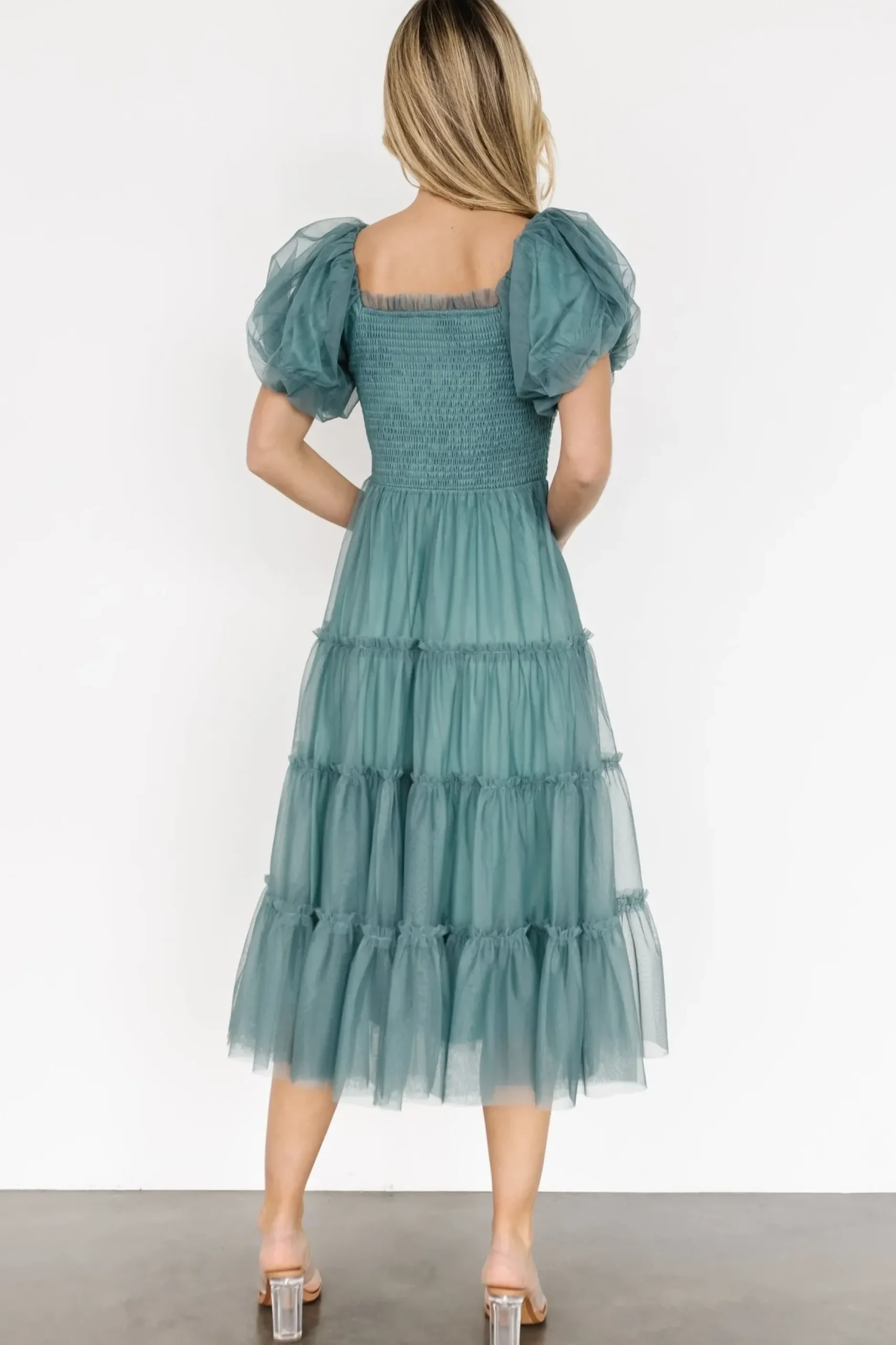 Baltic Born tulle styles|Liv Tulle Midi Dress | Eucalyptus