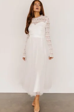 Baltic Born DRESSES|midi dresses|Lonnie Tulle Dress | Off White