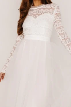 Baltic Born DRESSES|midi dresses|Lonnie Tulle Dress | Off White