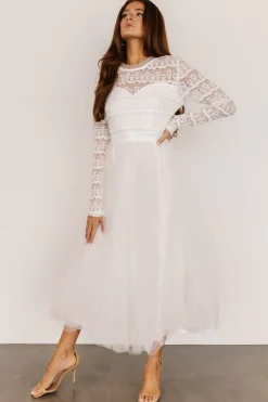 Baltic Born DRESSES|midi dresses|Lonnie Tulle Dress | Off White