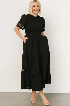 Baltic Born maxi dresses|EXTENDED SIZING|Loveland Geo Lace Maxi Dress | Black