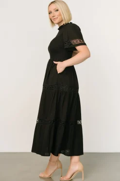 Baltic Born maxi dresses|EXTENDED SIZING|Loveland Geo Lace Maxi Dress | Black