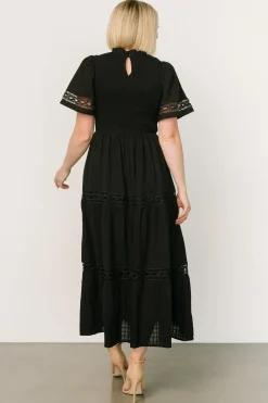 Baltic Born maxi dresses|EXTENDED SIZING|Loveland Geo Lace Maxi Dress | Black