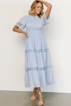 Baltic Born maxi dresses|WINTER ESSENTIALS|Loveland Geo Lace Maxi Dress | Light Blue