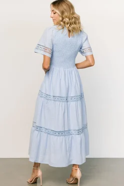 Baltic Born maxi dresses|WINTER ESSENTIALS|Loveland Geo Lace Maxi Dress | Light Blue