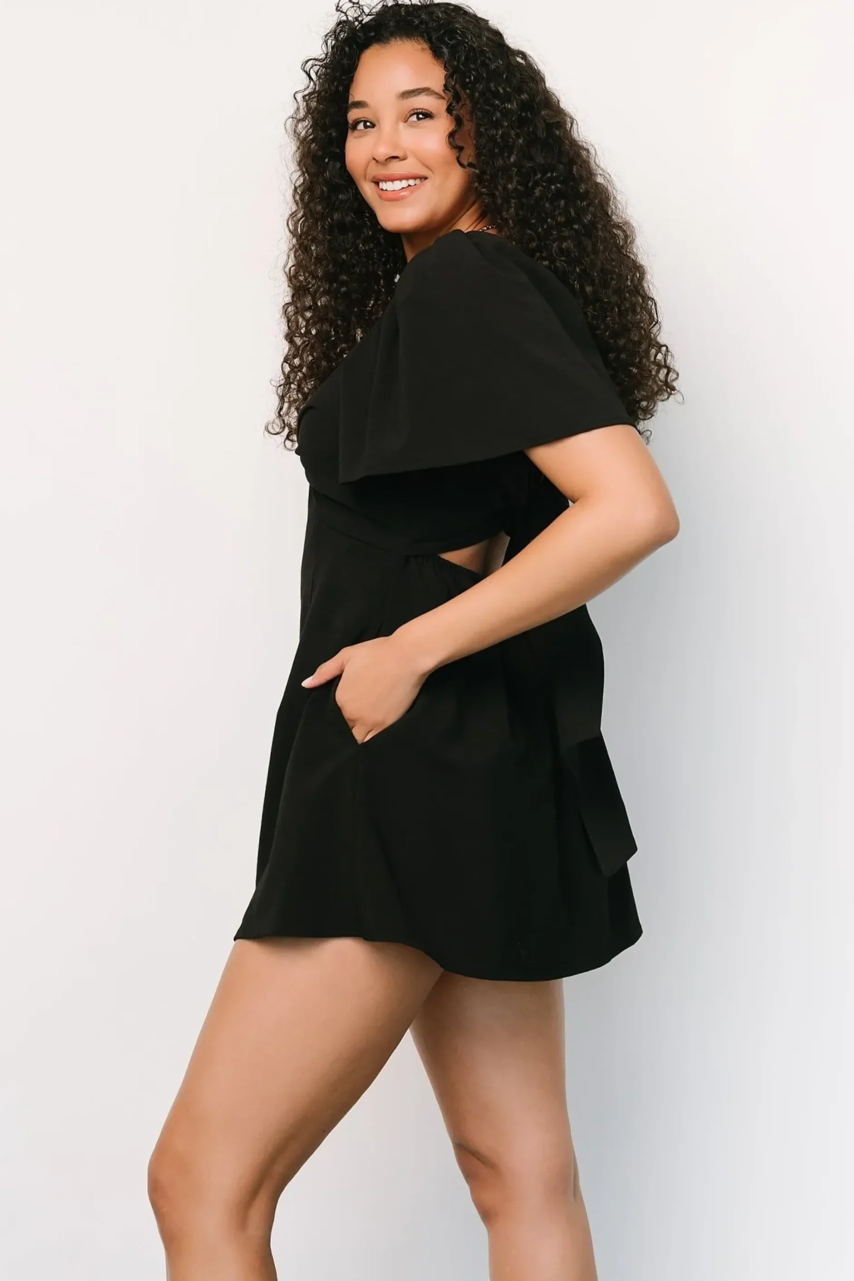 Baltic Born JUMPSUITS + ROMPERS|Lowell Skort Romper | Black